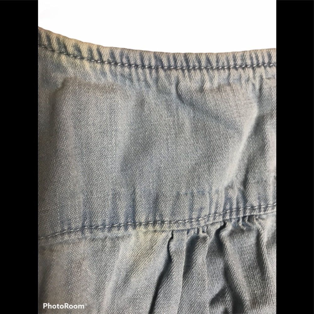 GAP Chambray Romper Girls Large Sleeveless Shorts - Picture 9 of 9
